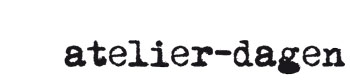 atelierdagen