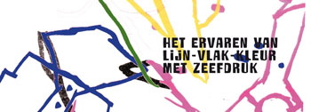 zeefdruk, de beweging beeldt